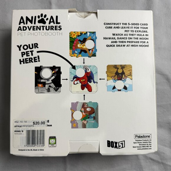 Animal Adventures Pet Photobooth โ Fun Photo Cube for Cats & Small Dogs - Picture 7 of 8